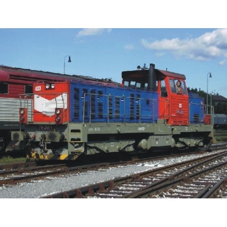 Diesel locomotive 714 - ČD HO
